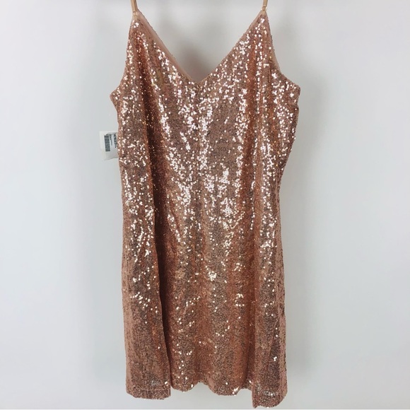 NWT Bar III Sequin Embellished Mini Shift Dress Sleeveless Party Cocktail Dress‎ - Picture 6 of 6